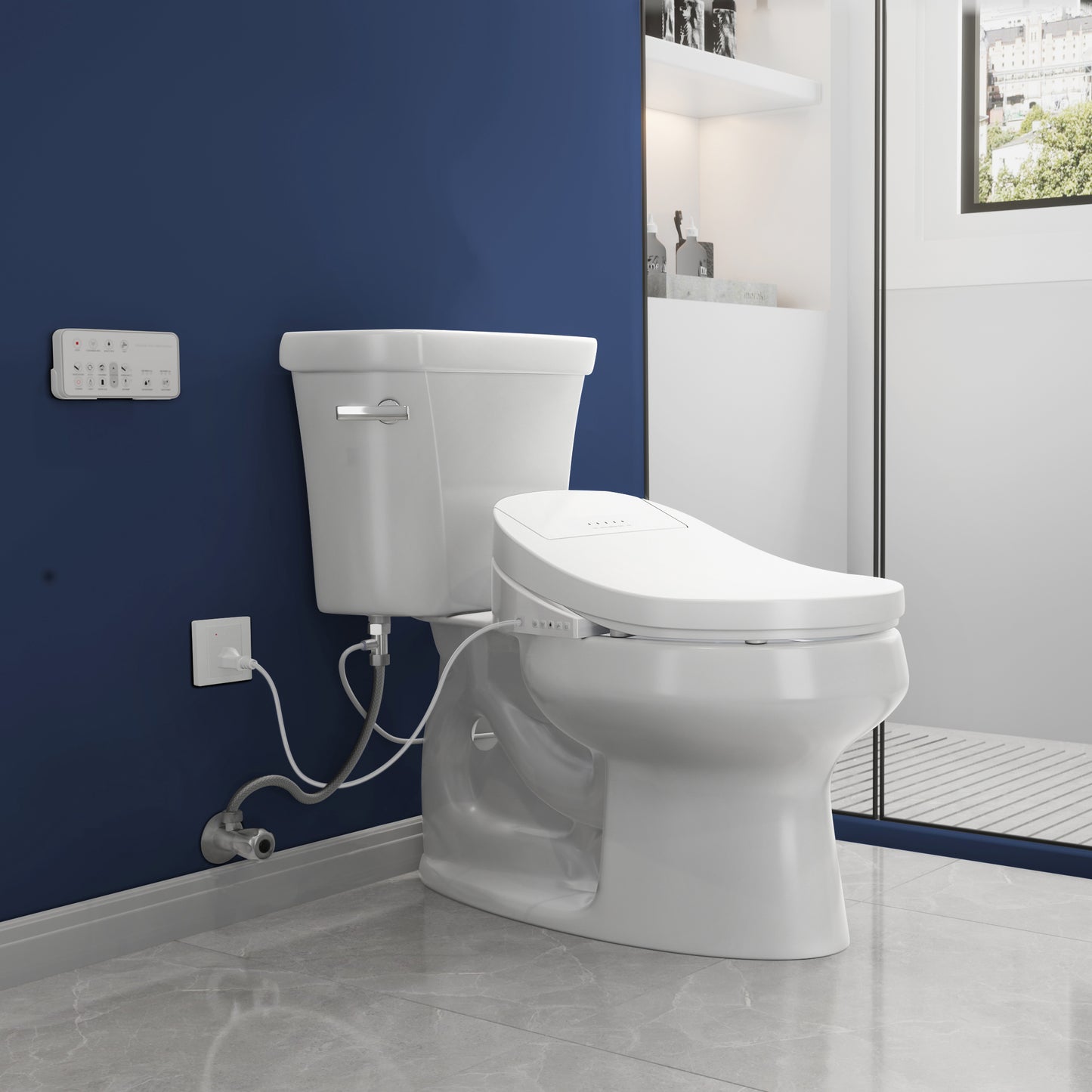 ZMJH ZMA201S Electronic Smart Bidet Toilet Seat