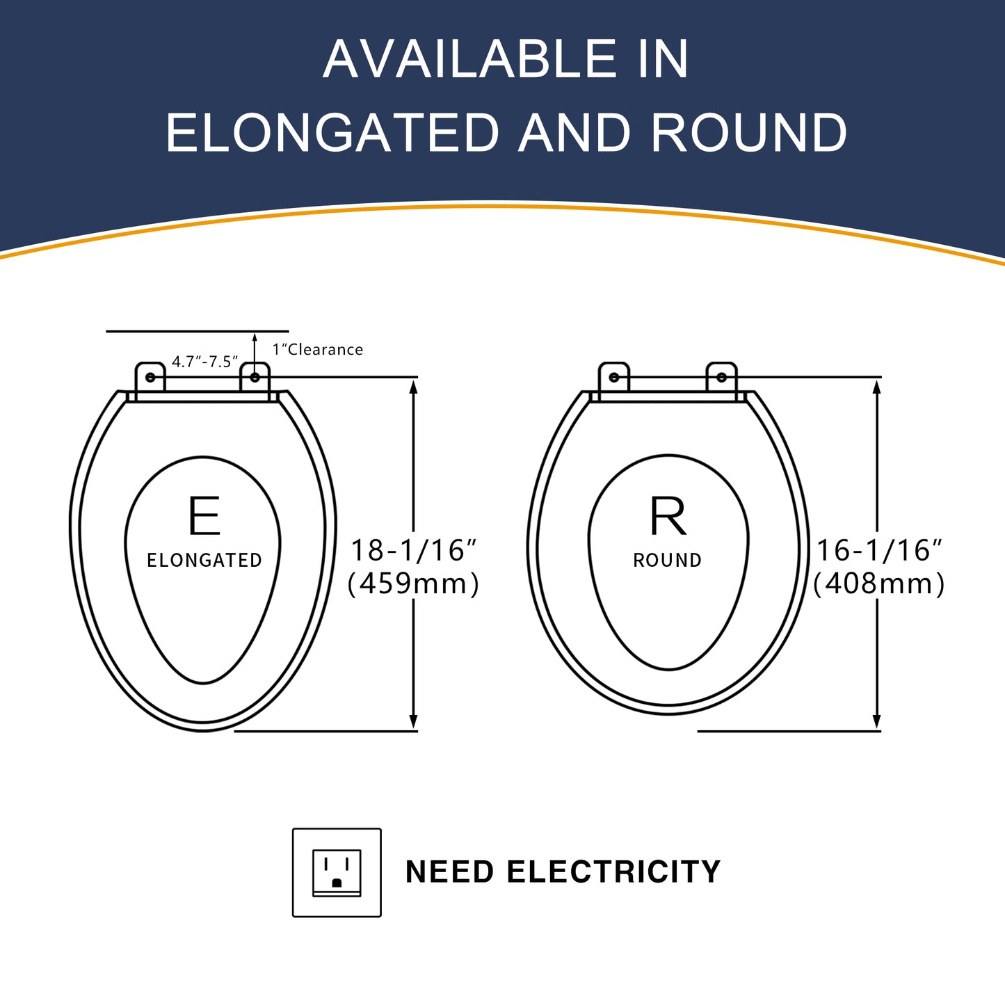 ZMJH ZMA201S Electronic Smart Bidet Toilet Seat