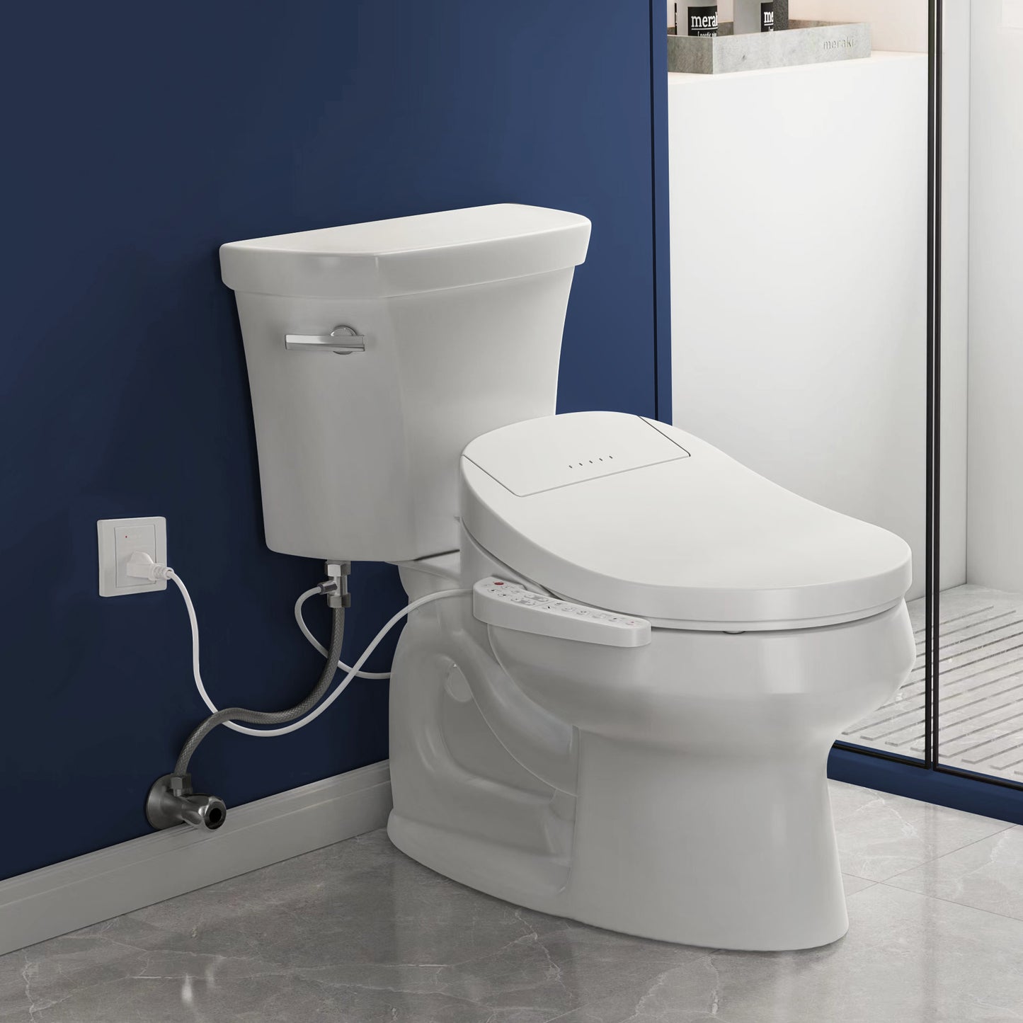 ZMJH ZMA201 Elongated Smart Toilet Seat